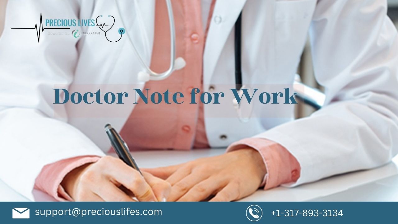 Online Doctors Note for Work